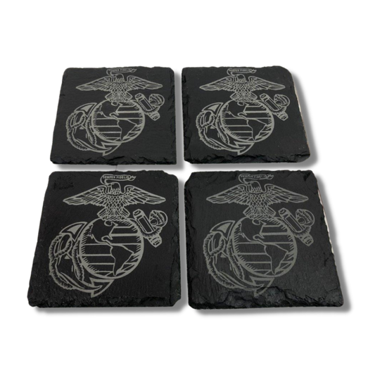 Military Slate Coaster Set